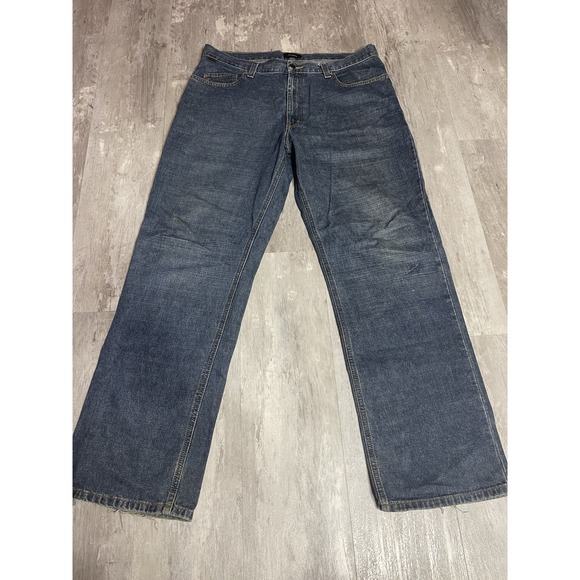 Claiborne Denim Jeans Straight Fit‎ Broken In Men's 36x32 Bag6 - Picture 2 of 6